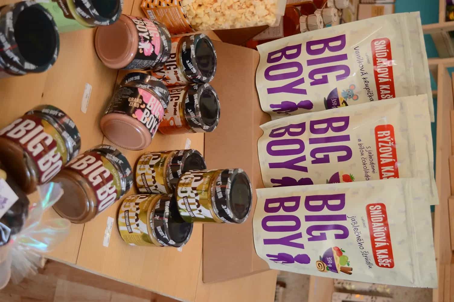 Kavárna a palačinkárna Duhový Jednorožec - Big boy produkty
